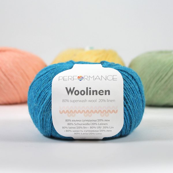 Woolinen 125 lazurowy niebieski