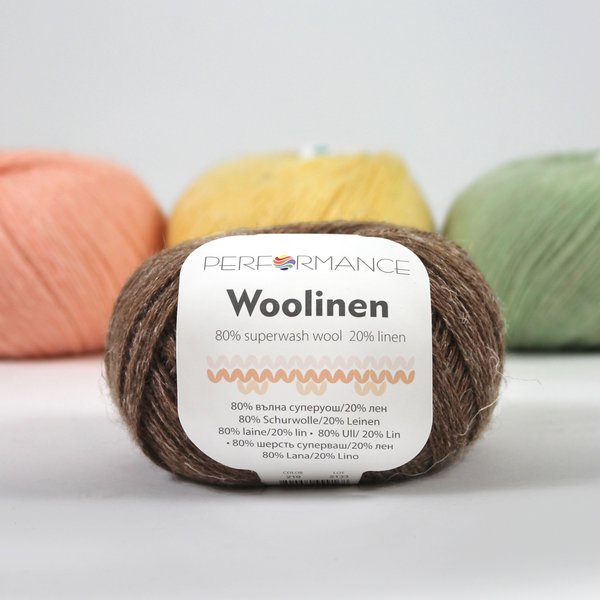 Woolinen 219 brązowy