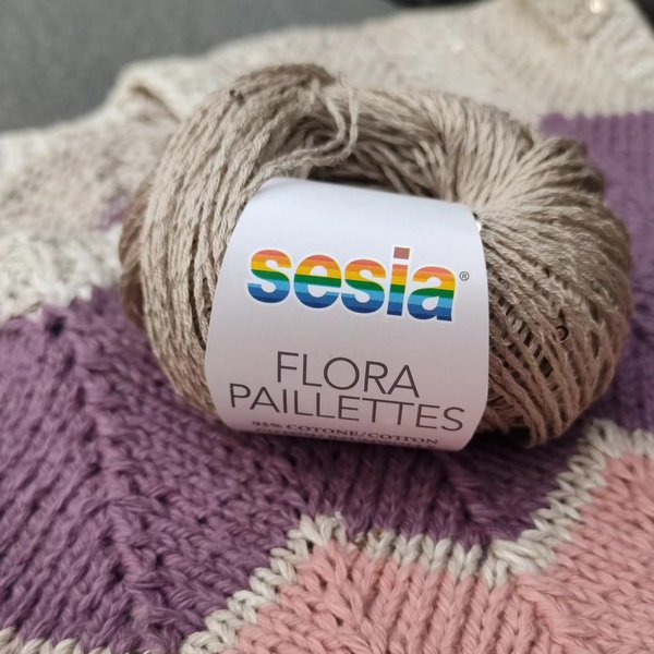 dzianina wloczka z cekinami Sesia Flora paillettes woolloop dzianina wloczka z cekinami Sesia Flora paillettes woolloop