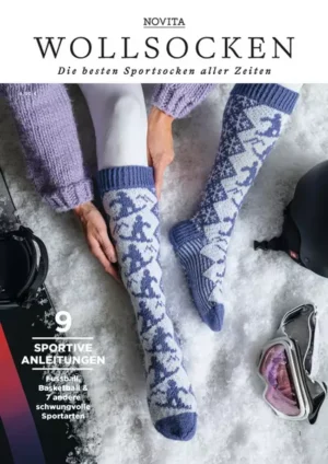 magazyn z wzorami na skarpety Novita Sportsocken DE bookazine cover