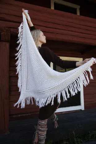 novita yarn nordic country life shawl