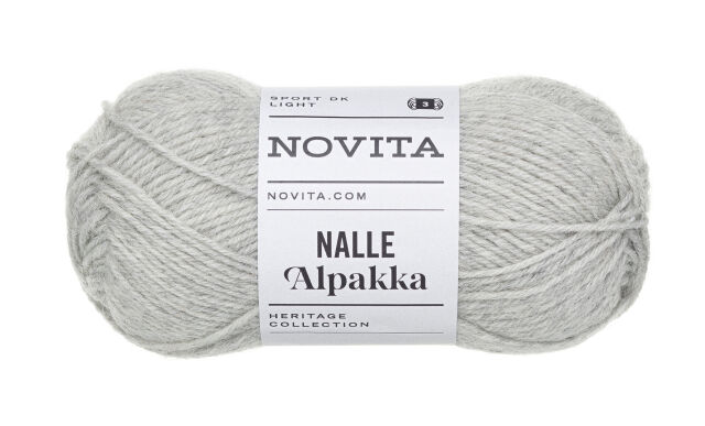 Nalle Alpakka 047 – Porosty (jasnoszary)