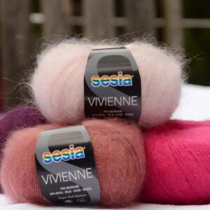 rozowa wloczka sesia vivienne kid silk sklep wloczki woolloop
