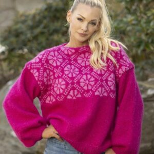 sweter CORA alpaca bris viking garn sklep woolloop