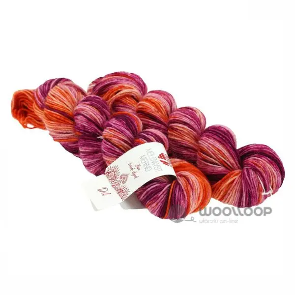 1003 DIL – odcienie terakoty, czerwieni, pomarańczowego, różu i purpury 2 x 50g