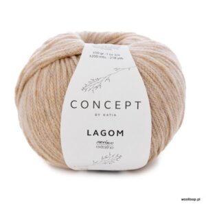 wloczka Katia Concept LAGOM 115 Bezowa woolloop