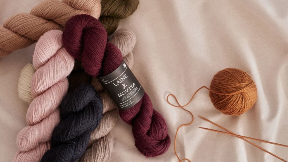 wloczka Laine x novita dk blog woolloop