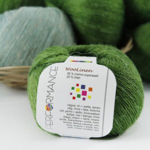 wloczka Performance Woolinen welna merino z lnem woolloop