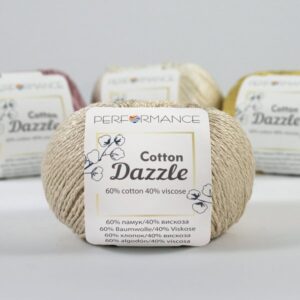 wloczka bawelna wiskozaperformance cotton dazzle 2020 woolloop