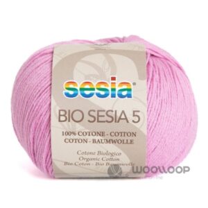 wloczka bio sesia 5 kwiatowy roz 5909