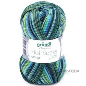 wloczka na skarpetki Grundl Hot Socks Color 404 Aqua woolloop