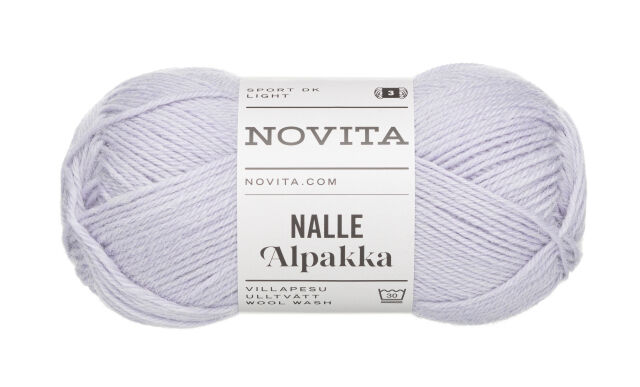 Nalle Alpakka 708 – Subtelna Lawenda (jasnofioletowy)