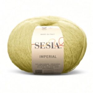 wloczka Sesia Imperial jedwab kaszmir 4672 maslany zolty sklep woolloop