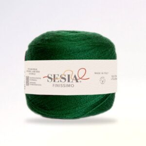 wydajna wloczka merino sesia finissimo 6635 zielona sklep woolloop