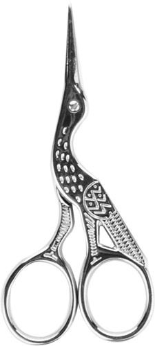 nożyczki Żuraw – srebrne