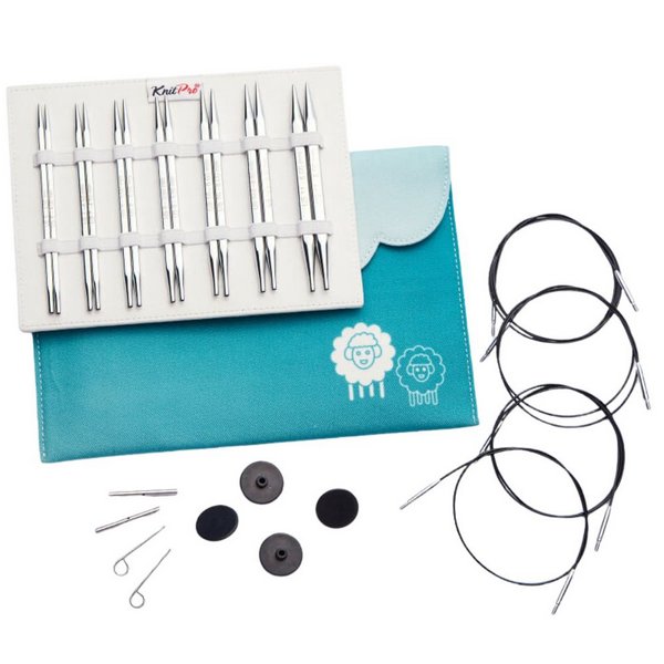 zestaw drutow wymiennych nova cubics deluxe KnitPro 3 1 zestaw drutow wymiennych nova cubics deluxe KnitPro 3 1