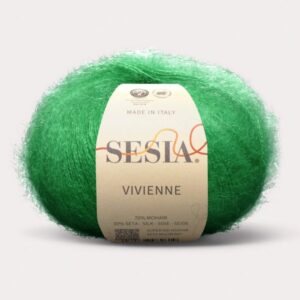 zielona wloczka kid silk Sesia Vivienne 3796 paproc sklep woolloop