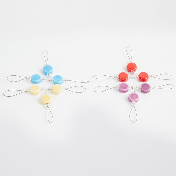 znaczniki oczek markery dziewiarskie KnitPro Playfull Beads woolloop